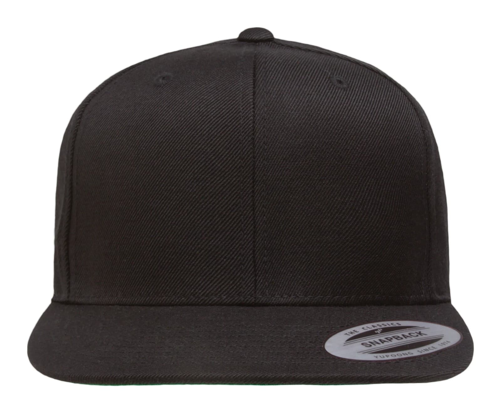 Casquette Classics YP001 (Yupoong 6089M), noire — packshot officiel Flexfit